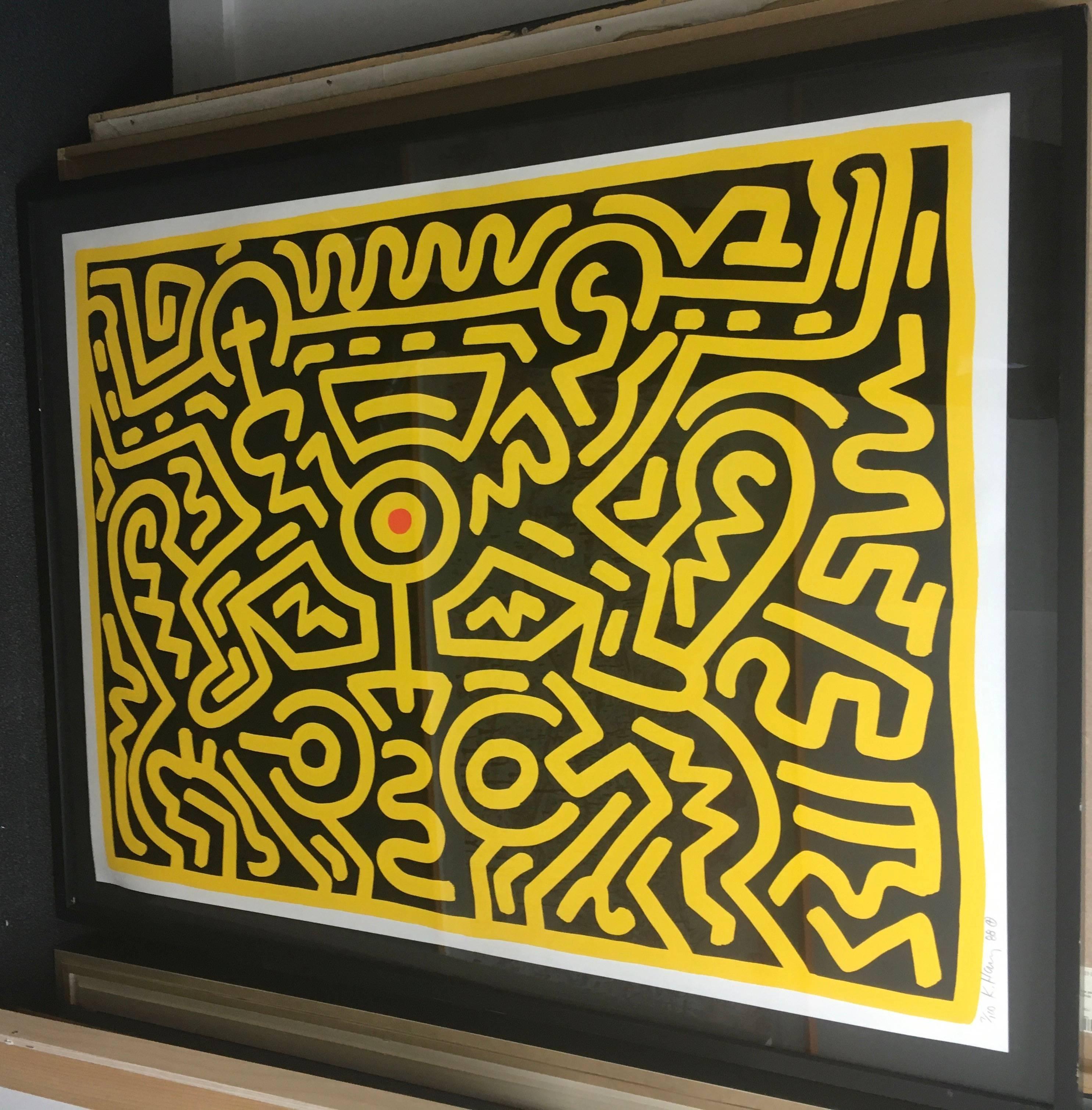 Plate IV, from Growing Suite - Print by Keith Haring
