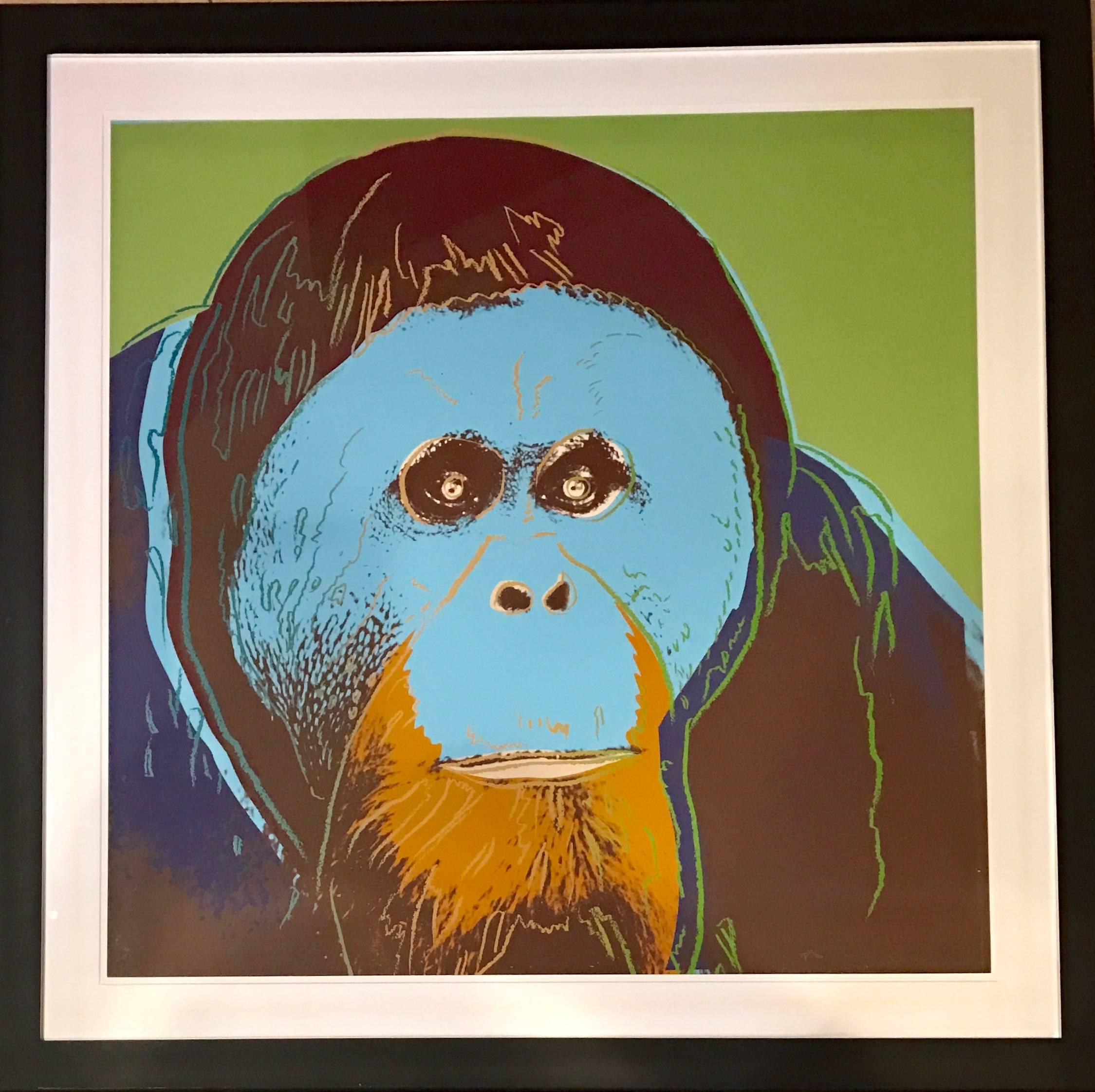 Orangutan, Endangered Species F&S IIB. 299 - Print by Andy Warhol
