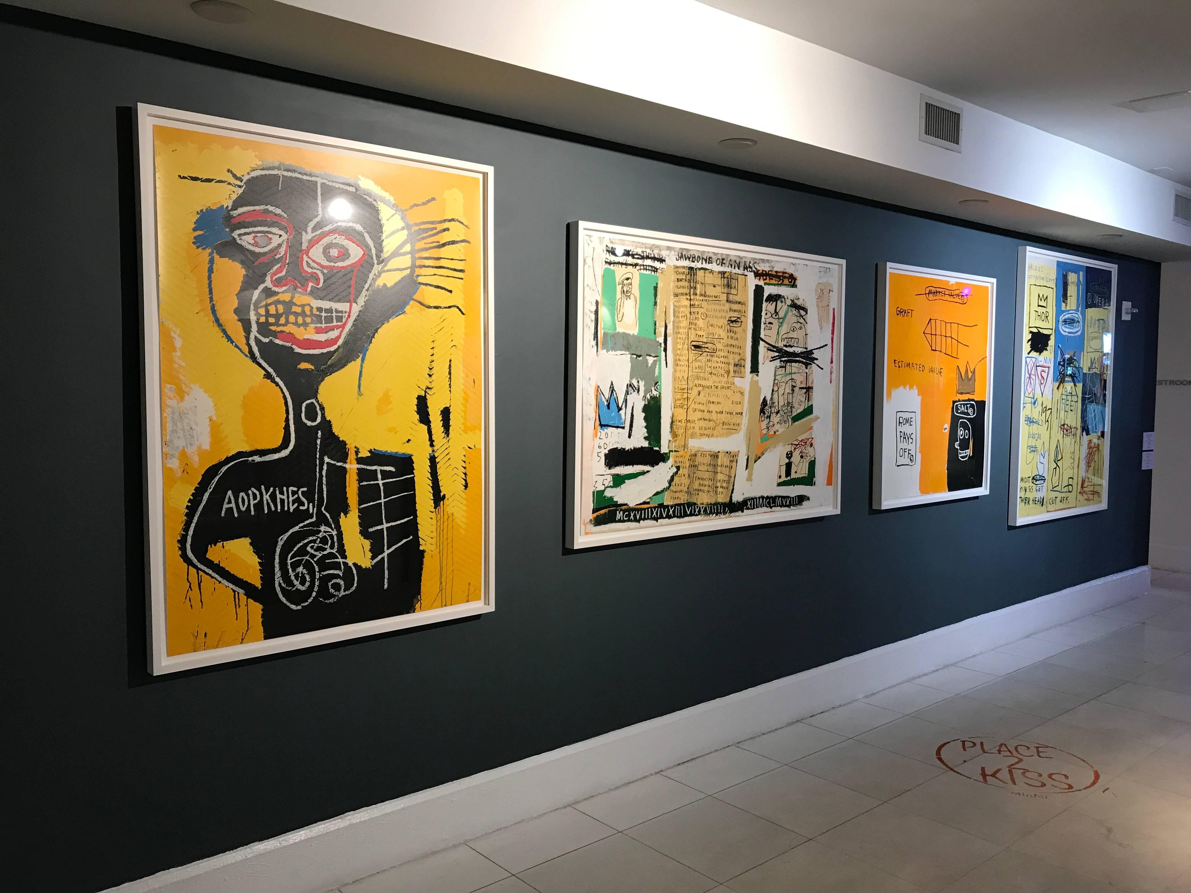 after Jean-Michel Basquiat Figurative Print - Portfolio "Editions II"