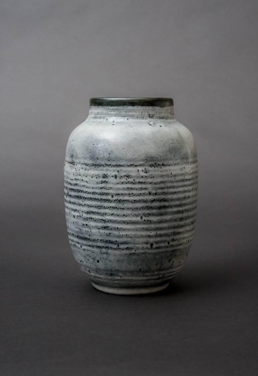Zylindrische Vase (Art déco), Art, von Émile Decoeur