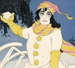 Kostume, Plakate, und Dekorationen, "Die Rodelhexe"