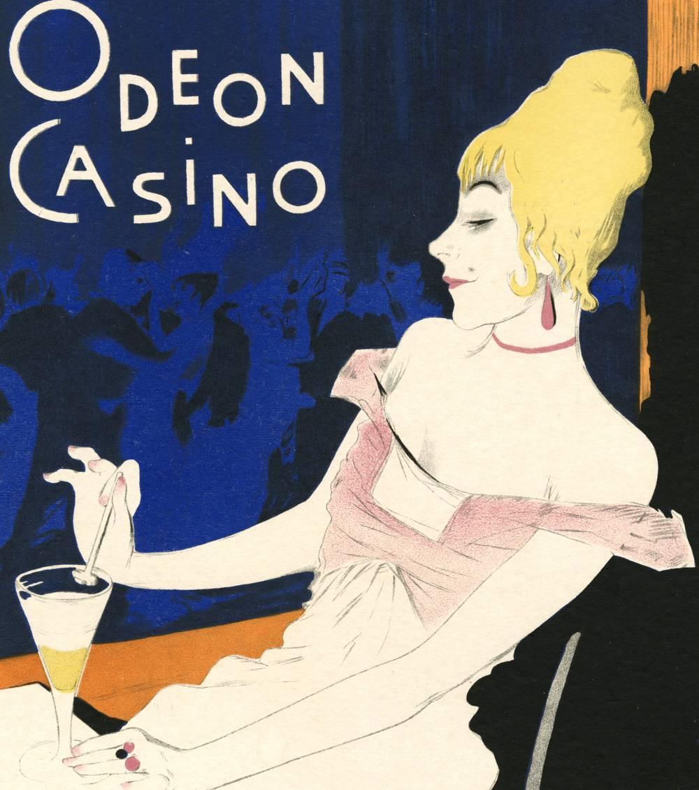 Kostüme, Plakate und Dekorationen, „Odeon-Casino“ – Print von Walter Schnackenberg