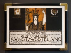 PLAKAT ZUR VII. INTNL KUNSTAUSSTELLUNG DES MÜNCHNER KÜNSTLERVERBANDES & SECESSION