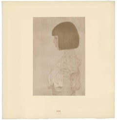 H.O. Miethke Das Werk folio "Portrait of Helene Klimt" collotype print