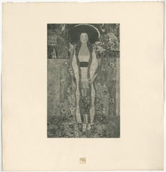 H.O. folio Miethke Das Werk « Portrait of Adele Bloch-Bauer II » (Portrait d'Adele Bloch-Bauer II) tirage collotype