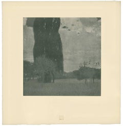 H.O. Miethke Das Werk folio "The Great Poplar I" collotype print