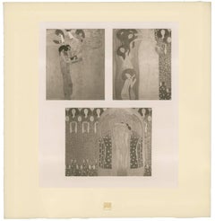 H.O. Miethke Das Werk folio "Beethovan Frieze 1 & 2" set of collotype prints
