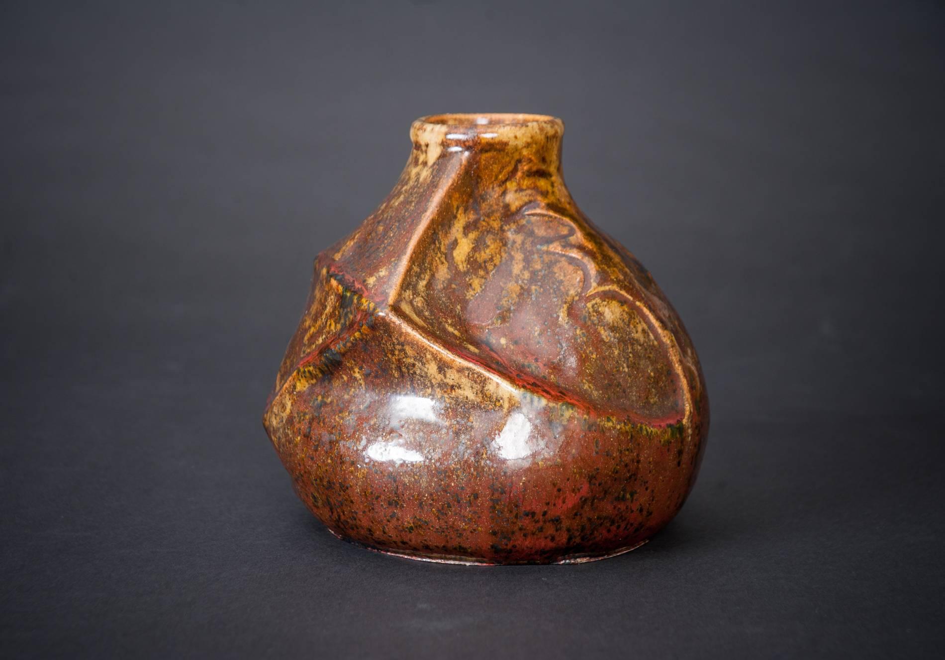 Asymmetrical Vase - Art by Pierre-Adrien Dalpayrat