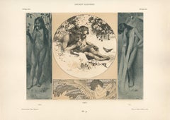 Allegorien-Teller #30 von Gerlach: „Love“ Lithographie