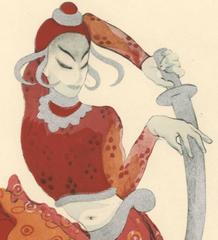 Ballet und Pantomime "Der Tanzende Gott" (The Dancing God), plate #14.