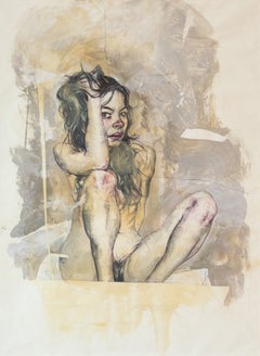 "Then" Mixed Media Drawing