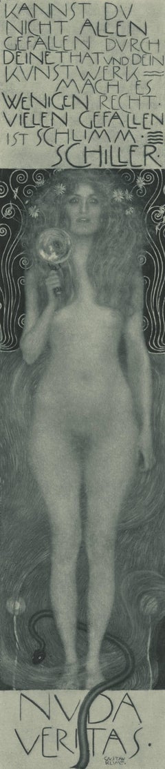 H.O. Miethke Das Werk folio "Nuda Veritas" collotype print