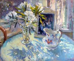 "White Lilies with Manet"