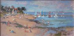 La Patache Plage landscape painting