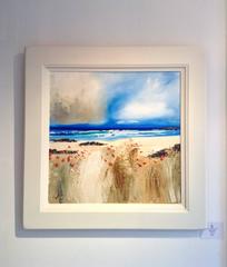 Poppy Beach Abstract oil Painting
