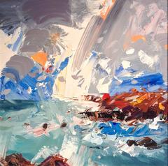 Storm Absract Landscape Painting