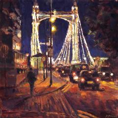 Albert Bridge, Chelsea City Landscape Painting