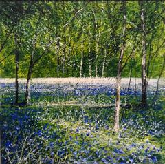 Bluebells II  original Landscape Painting