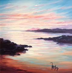 Sanna Bay Sunset Original Landscape Painting