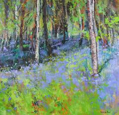 Bluebells  Abstract Landscape Painting