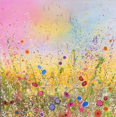 Meadows Love abstract Landscape painting
