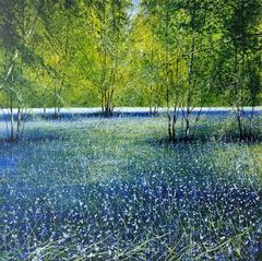 Bluebells and Light Original Oil painting
