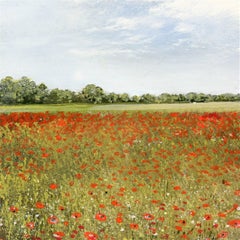 Those Monet Poppies original landscape painting