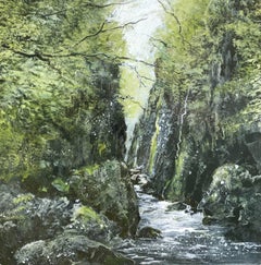 Fairy Glen Wales original painting