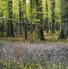 Quite places Bluebells original landscape painting