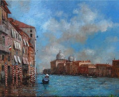 A Sparkle on the Grand Canal original landscape painting