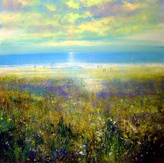 Sea Lavender  original landscape painting 