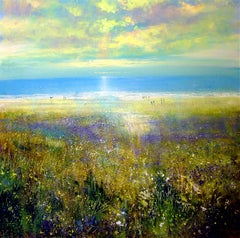 Sea Lavender  original landscape painting