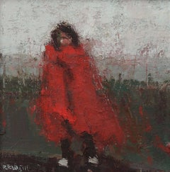 Red Blanket original oil painting