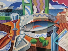 O Globo original Cubism painting 