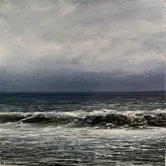 Waves at the east coast  Aldeburgh original landscape painting