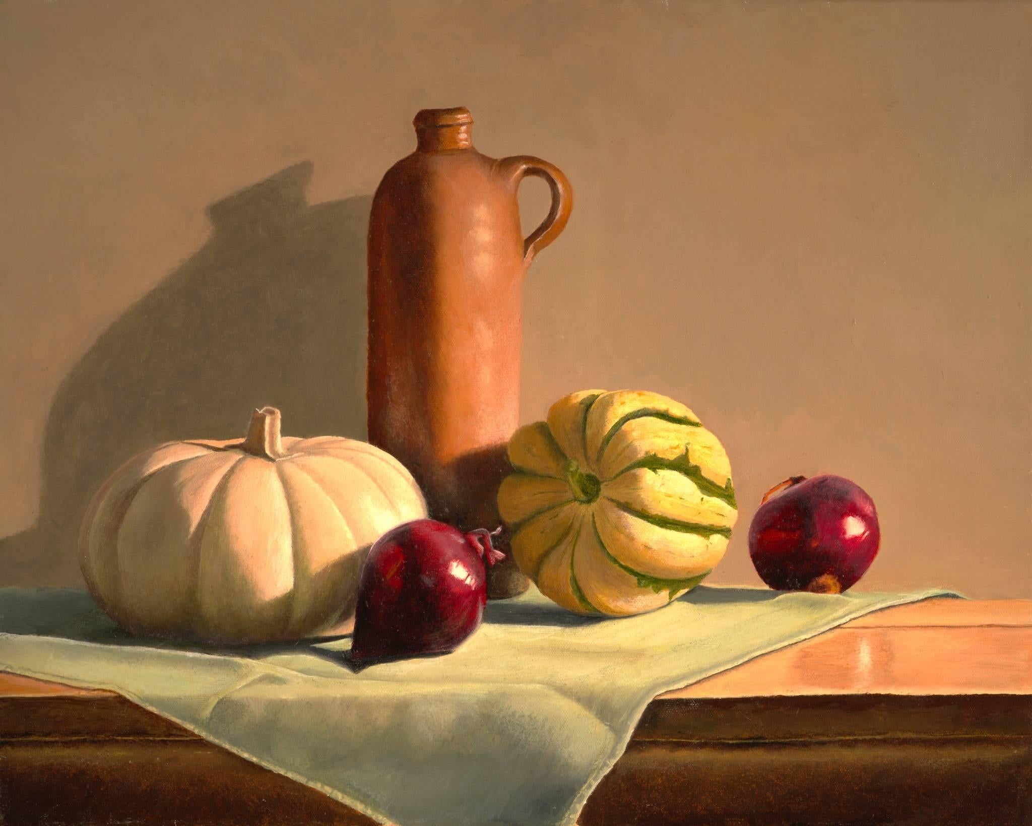 Martha Nairn Still-Life Painting - Pumpkin original realism painting