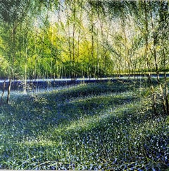 Bluebells original landscape painting