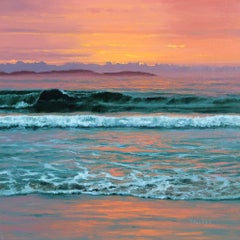 Enchanted original sunset painting