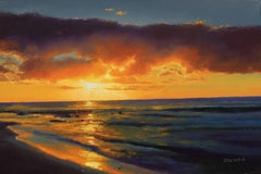 Sunset Skies original landscape painting