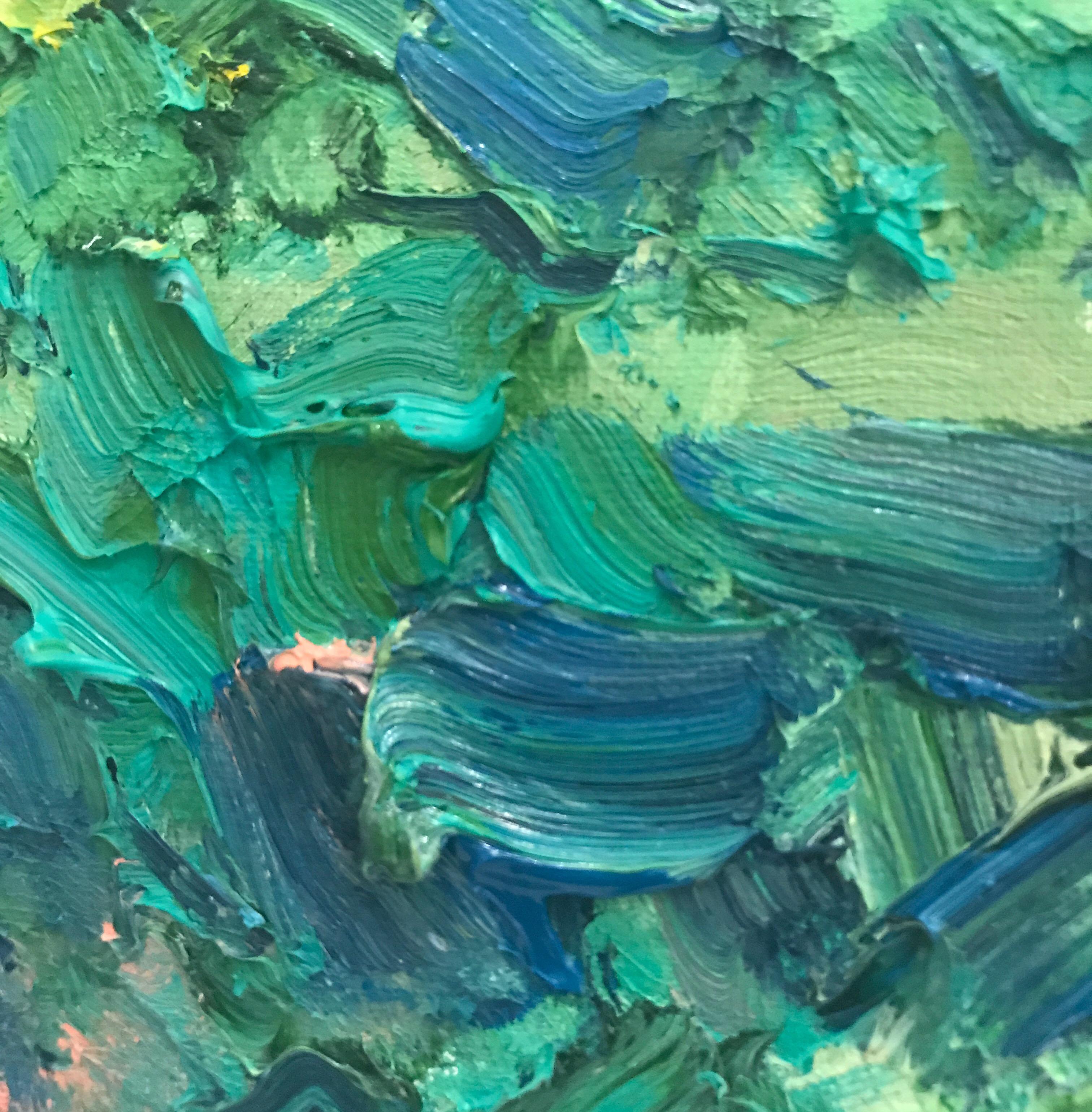 abstract spring paintings