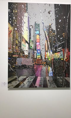 Electric Tears original New York CITY Landschaft Ölgemälde Zeitgenössische Kunst