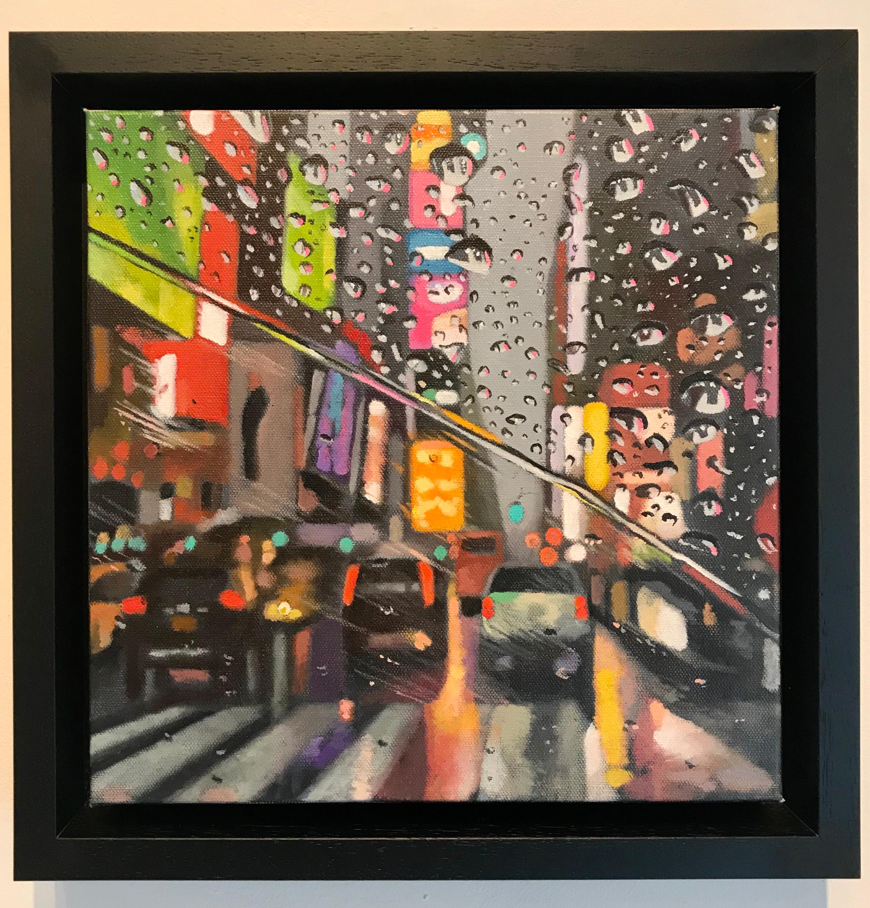 Michael Steinbrick Abstract Painting - The Colors of NewYork - NYC city oil landscape painting contemporary modern art