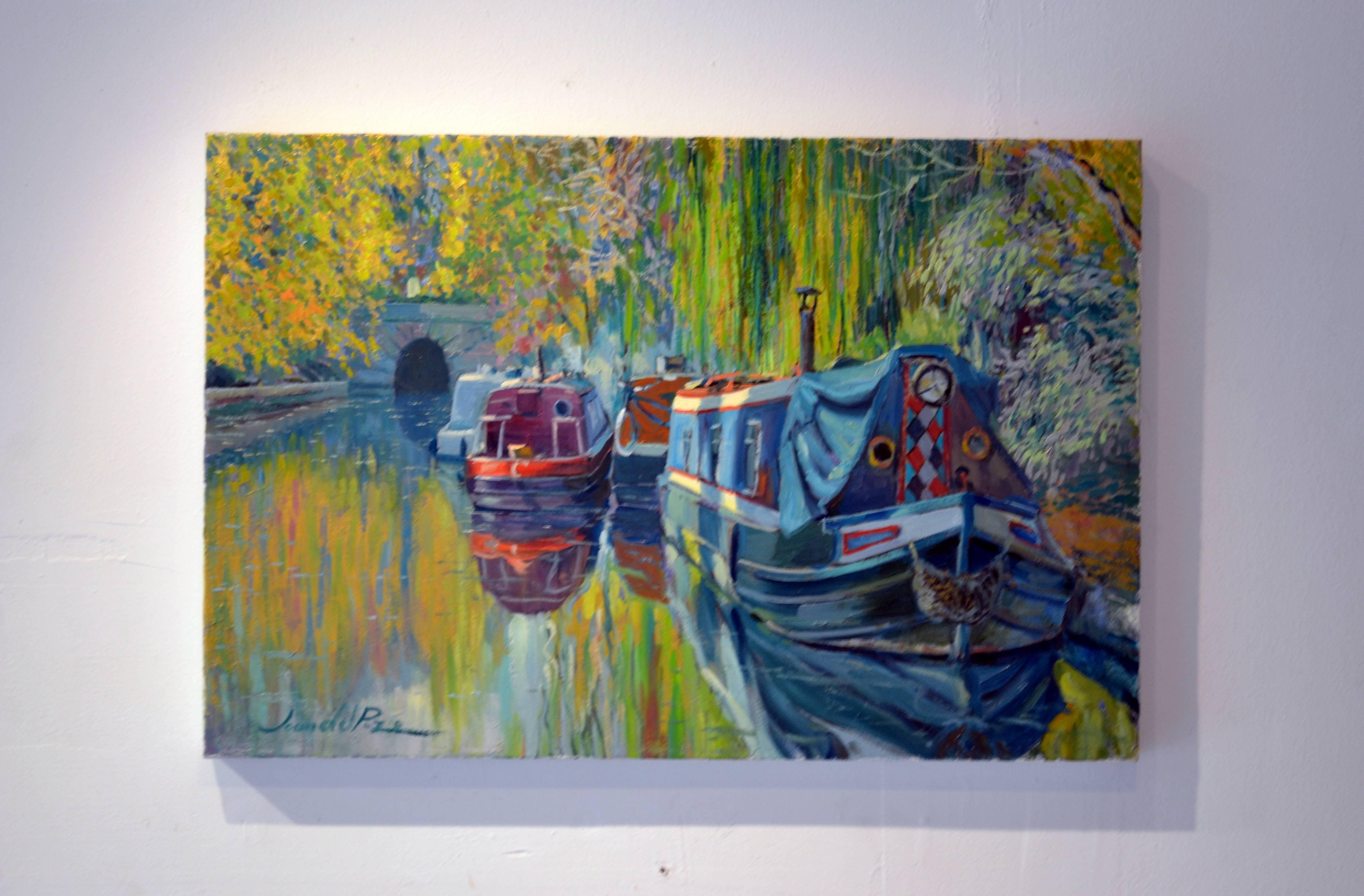 canal boat paintings