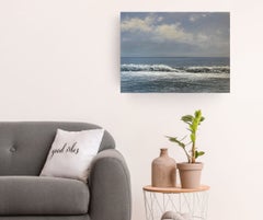 Eternal Horizon - original contemporary ocean artwork - seascape oil painting