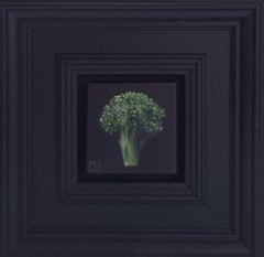 Pocket Broccoli - original oil still life painting - Contemporary Realism art