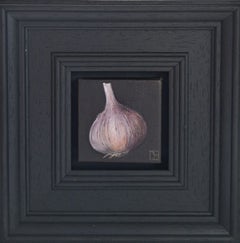 « Pocket Garlic » - nature morte originale à l'huile - Art du réalisme contemporain