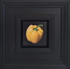 Pocket Yellow Pepper - original oil still life painting - Contemporary Realism