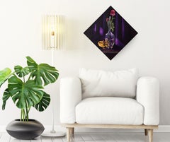 The Hidden Monarch -Still life Painting, Oil on Canvas, Contemporary realism Art