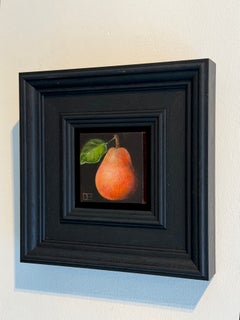 Pocket Pear - original still life oil painting - contemporary realism artwork