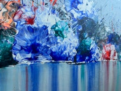 Colurfall, original abstract painting -contemporary Art